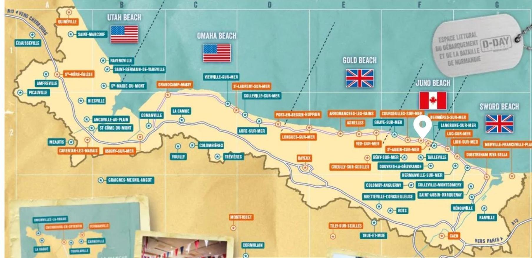 Lamaisonnette 500M Plage Juno Beach Bernières-sur-Mer المظهر الخارجي الصورة